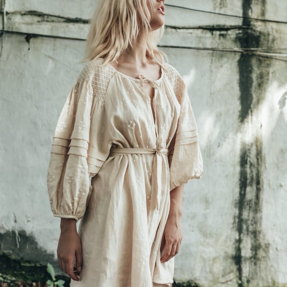 Innika choo linen dress